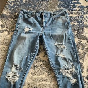 AE distressed jeggings